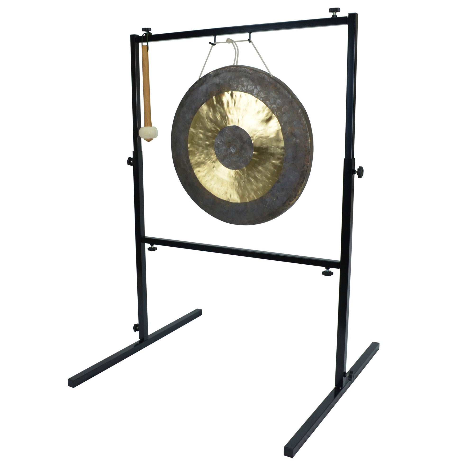 The Gong Shop Chinese Gongs with Stands 20" Chau Gong on Wuhan Gong Stand with Mallet