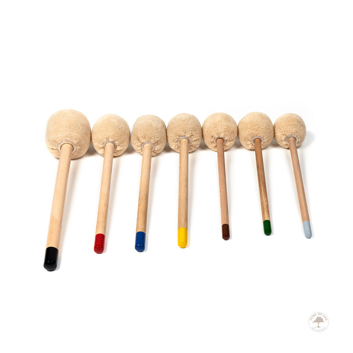 Tone of Life Professional Gong Mallets - Wood Handle Long - The