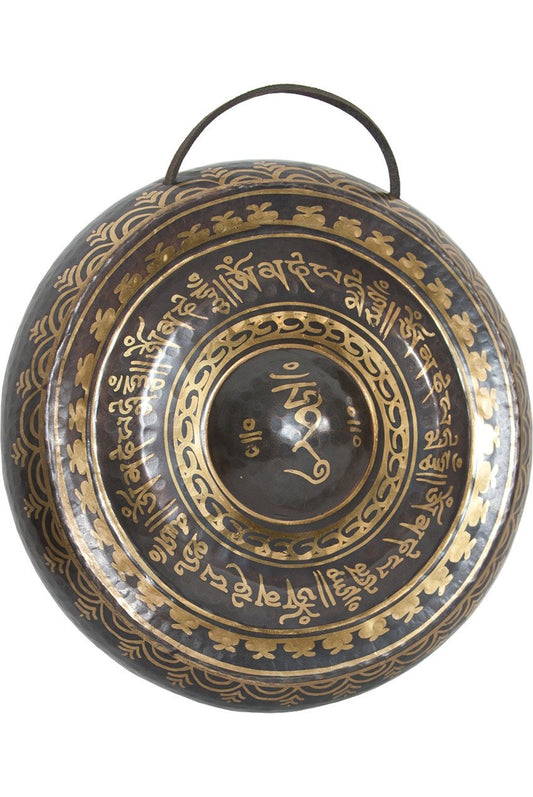 Dobani Tibetan Gongs 10" (25cm) Tibetian Prayer Gong with Beater