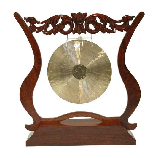 Rosewood Gong Stand - Holds gongs up to 14"