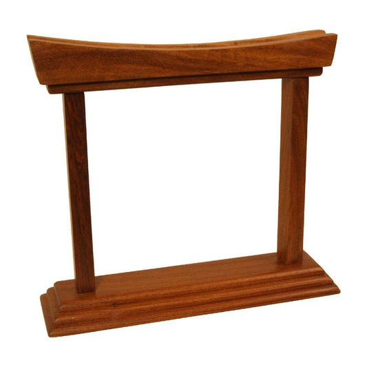 Rosewood Gong Stand - holds Gongs up to 6"