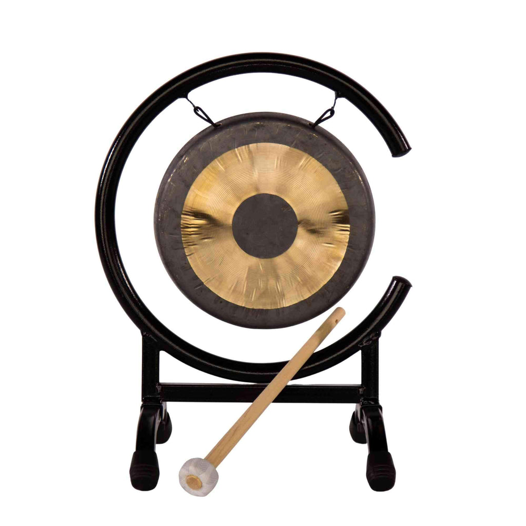The Gong 6" to 12" Chau Gongs on Metal C Stand