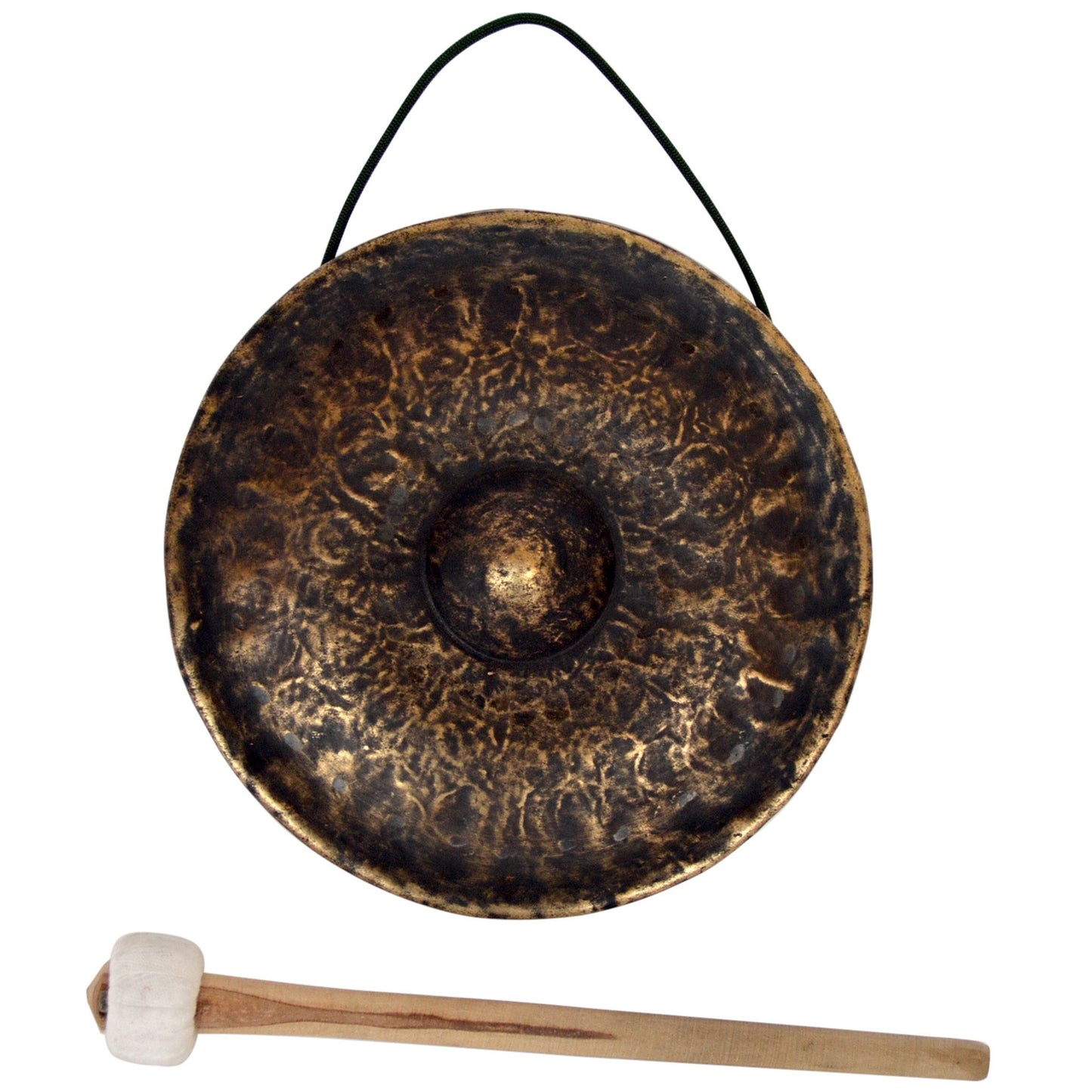 09" Thai Nipple Gong in Antique Finish