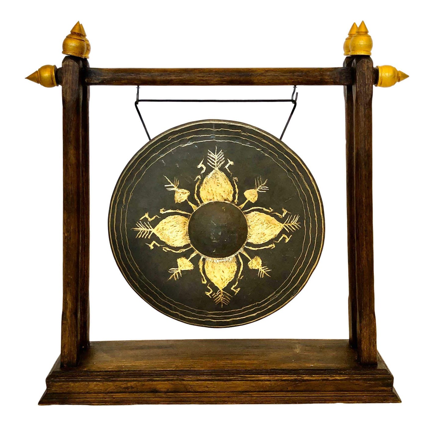 13" Thai Gong on Sao Ching Cha Gong Stand