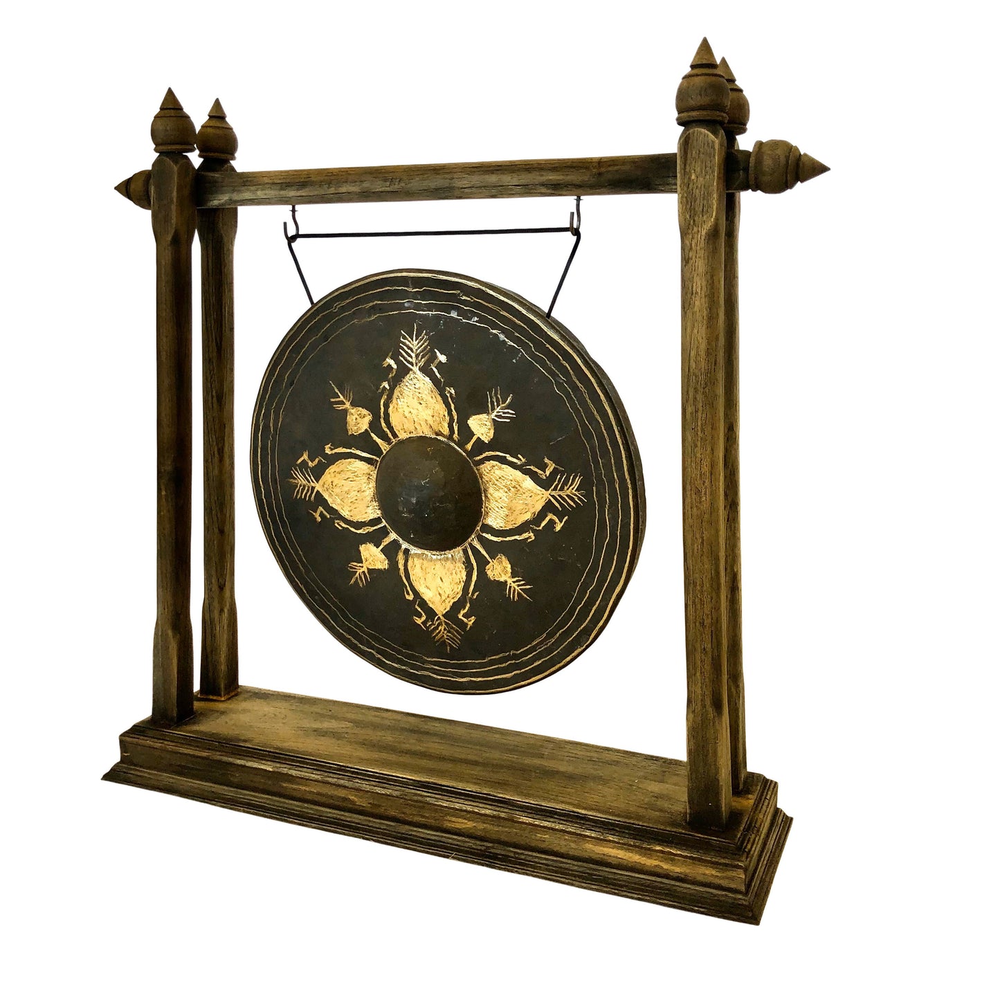 13" Thai Gong on Sao Ching Cha Gong Stand