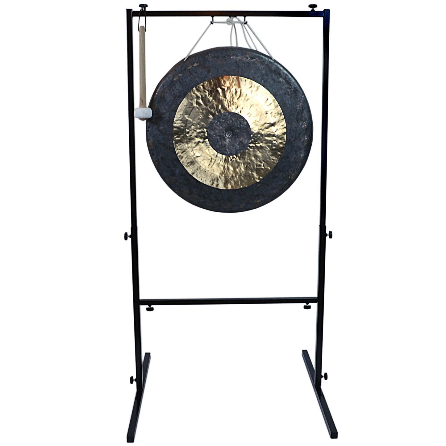 The Gong Shop Large Chinese Gongs with Stand Combos 24" to 34" 26" Chau Gong on Wuhan Gong Stand with Mallet