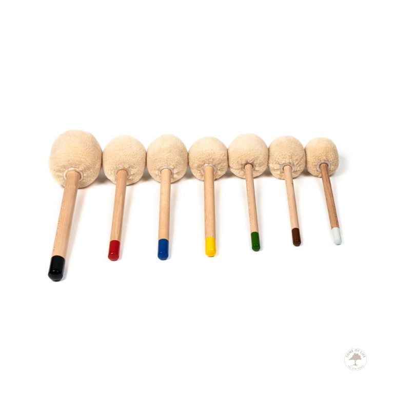Tone of Life Tone of Life Pro Gong Mallets - Wood Handle Short